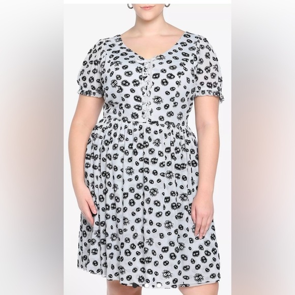 Her Universe Studio Ghilbli My Neighbor Totoro Soot Sprites Tulle Dress 0 (14) - Picture 1 of 7